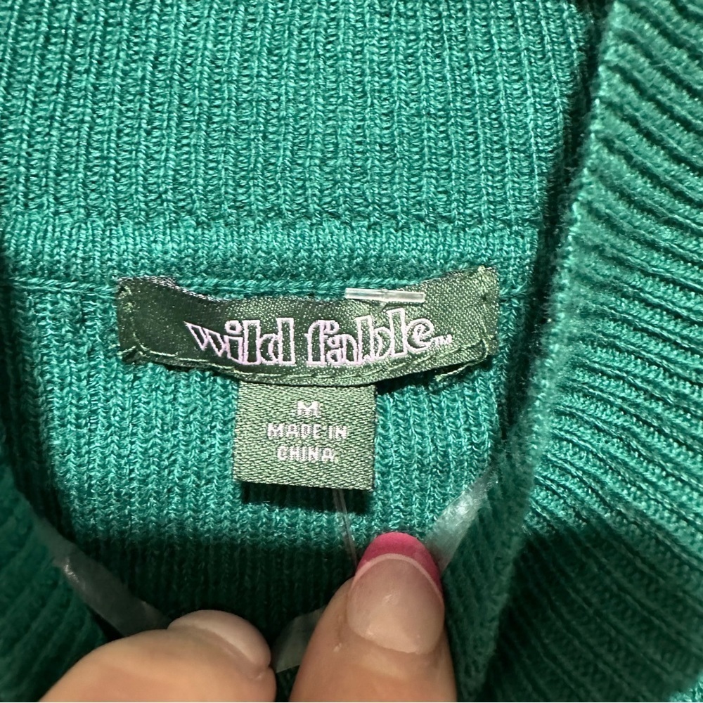 **NWT** Wild Fable Cut-Out Ribbed Sweater - Picture 6 of 9